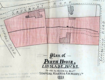 Perth House plan 1931